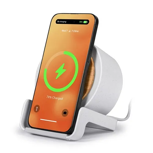 Enceinte Bluetooth Éco-Responsable avec Chargeur Sans Fil 15W