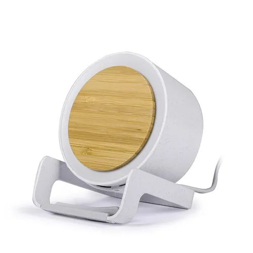 Enceinte Bluetooth Éco-Responsable avec Chargeur Sans Fil 15W