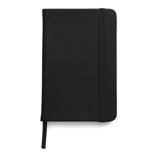 Carnet A6 Quadrillé avec Élastique - Couverture Rigide PU