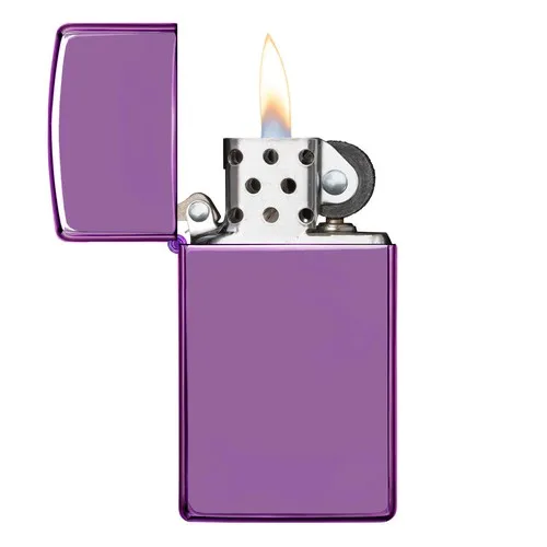 Zippo Slim® Purple Roses