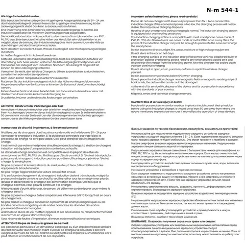 Chargeur Inductif 15W Lumineux Aluminium Personnalisable
