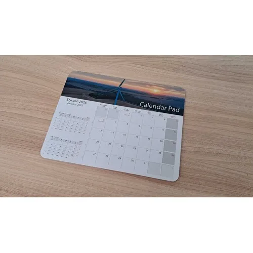 Tapis de Souris Publicitaire avec Calendrier Intégré Personnalisable
