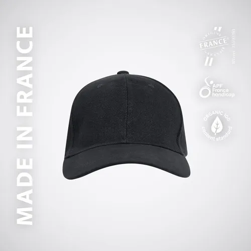 Casquette 6 Panneaux Coton Bio Personnalisable - Bordeaux