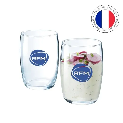 Verrine Tumbler 16cl Personnalisable - Fabrication Française