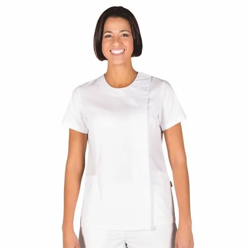 Blouse de Travail Femme Personnalisable à Manches Courtes