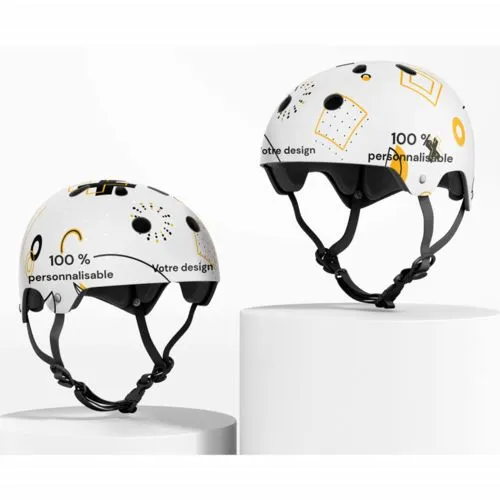 Casque vélo personnalisé junior/adulte - Objet publicitaire sécurité