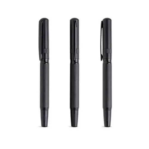 Stylo Roller Métal Texturé Premium - Personnalisable