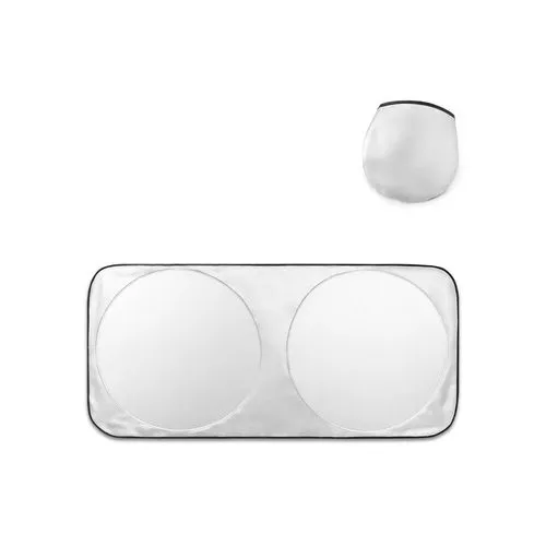 Pare-soleil voiture double zone en polyester 210D personnalisable