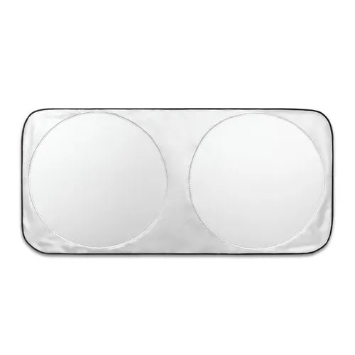 Pare-soleil voiture double zone en polyester 210D personnalisable