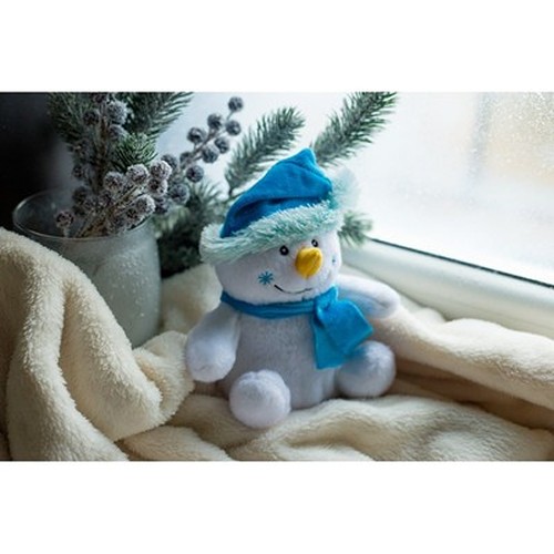 Bonhomme de Neige Personnalisable 15 cm - Cadeau d'Entreprise Hiver