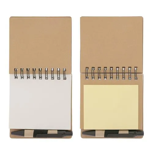 Bloc-notes multifonction avec marque-pages et stylo personnalisable