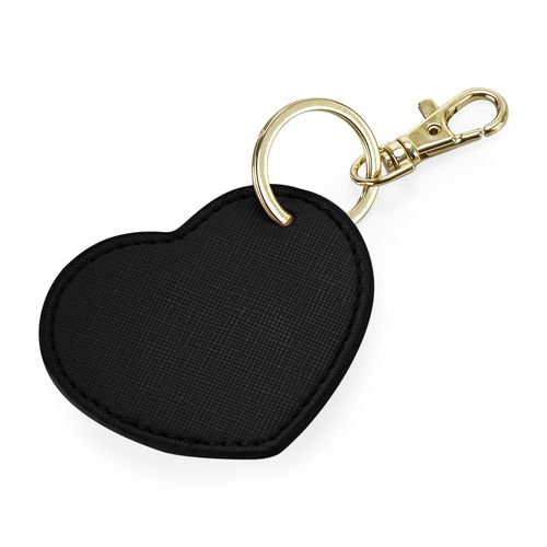 Porte-Clés Cœur en Simili Cuir Personnalisable - Bijou de Sac