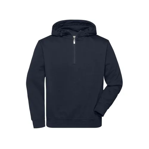 Sweat capuche zippé de travail Bio