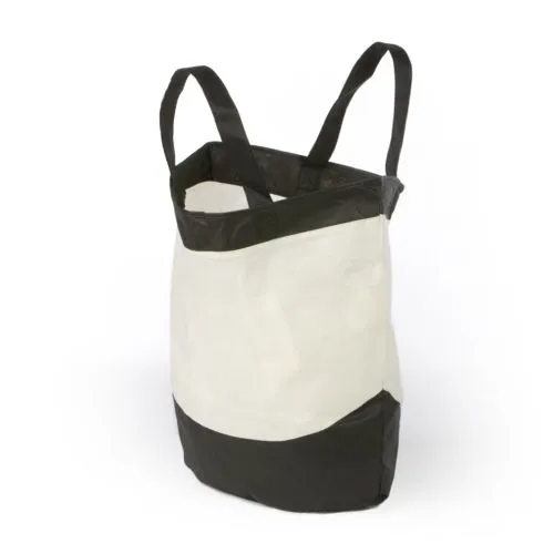 Sac Shopping Pliable en Nylon Personnalisable - Noir