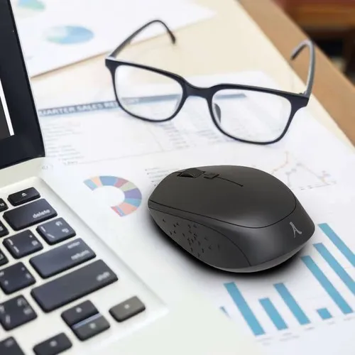 SOURIS ÉCO SANS FIL DOUBLE DONGLE (USB-A + USB-C)