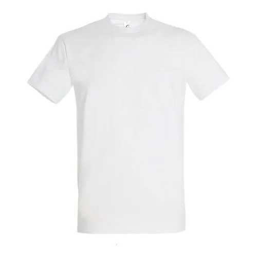 T-shirt Blanc Homme - 190gr  5XL