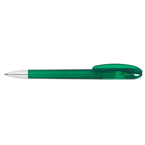 Stylo Bille Transparent Rotatif Personnalisable - Vert Foncé