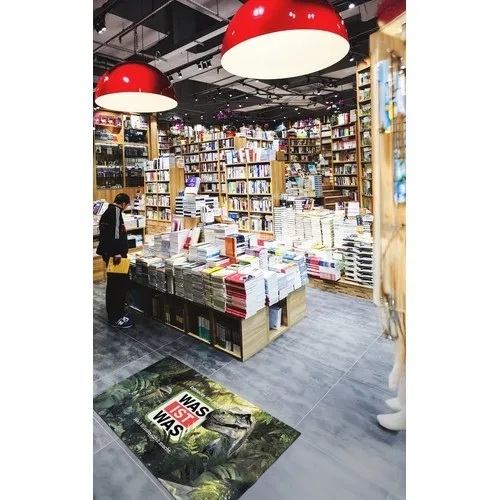 Tapis publicitaire personnalisé photoréaliste pour PLV et merchandising