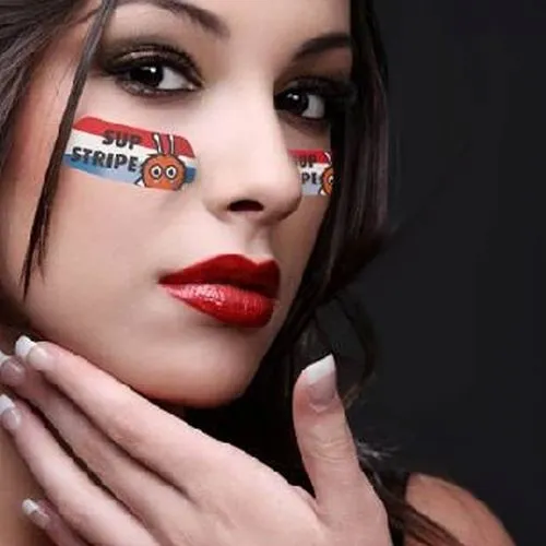 Tatouage temporaire publicitaire personnalisé 50x50mm impression offset