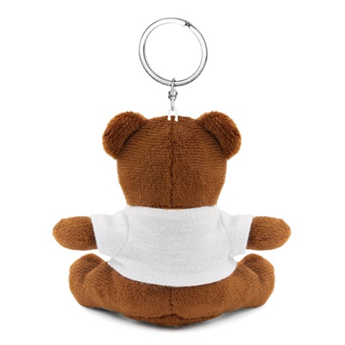 Porte-clés Ours en Peluche avec T-shirt Personnalisable