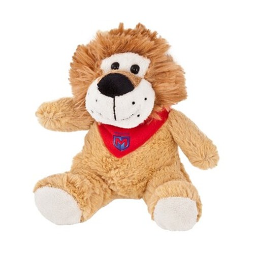 Peluche Lion Personnalisable avec Foulard - Cadeau Publicitaire 15 cm