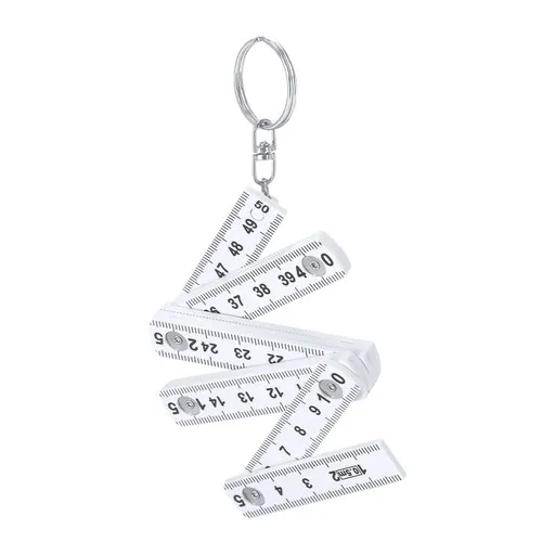 Porte-Clés Règle Pliable 50 cm Personnalisable - ABS Résistant