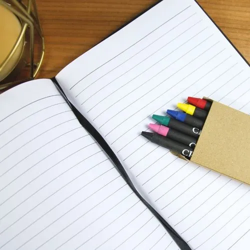 Set 6 crayons PASTEL - Naturel