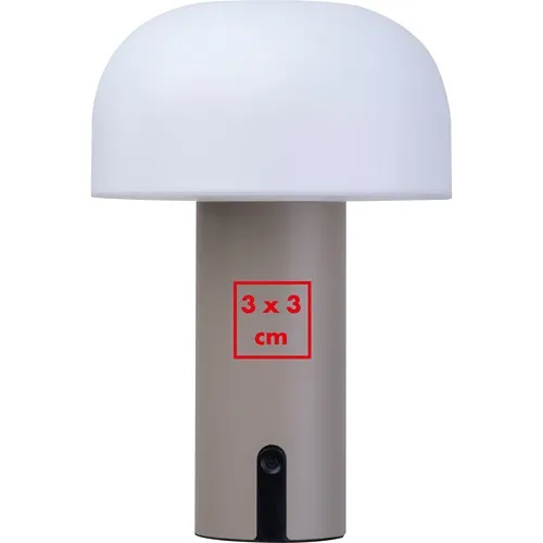 Lampe d'Extérieur LED Tactile Rechargeable - Personnalisable