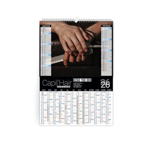 2 EN 1 CREATION 2026 - XXL 474 x 700 mm - MARQUAGE QUADRI