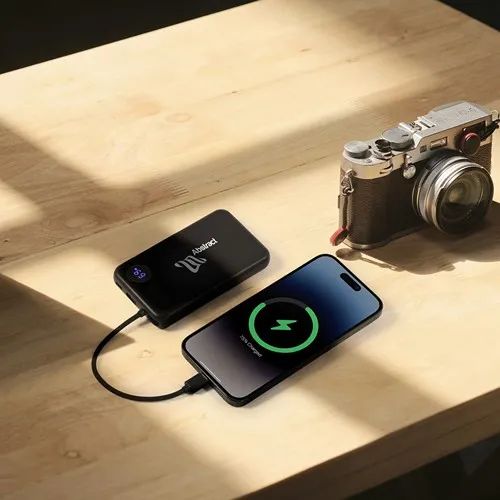 Batterie Externe 10000 mAh ABS Recyclé - Personnalisable