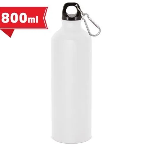 BOUTEILLE EN ALUMINIUM AVEC MOUSQUETON POUR SUBLIMATION 800 ML "TUAREG"