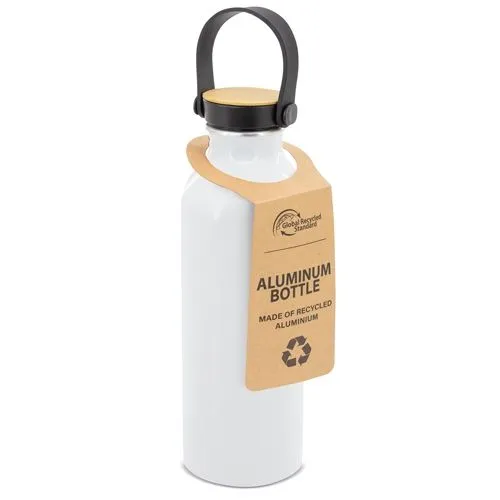 BOUTEILLE EN ALUMINIUM AVEC MOUSQUETON POUR SUBLIMATION 800 ML "TUAREG"