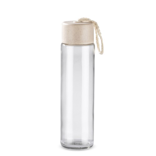 Bouteille en Verre Borosilicaté 560ml avec Bouchon Bambou