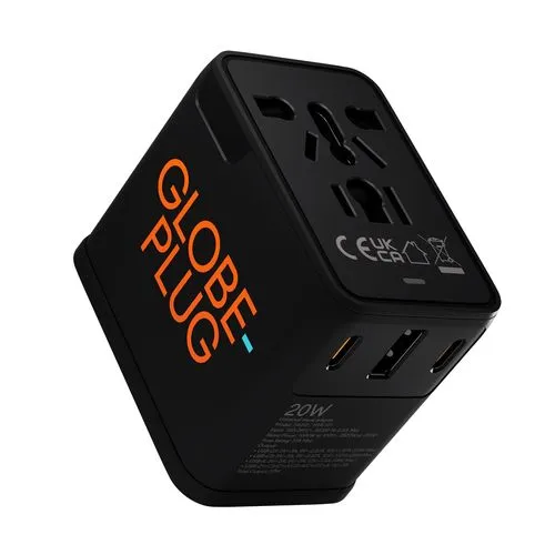 Adaptateur Universel 20W Personnalisable – Charge Rapide Multi-Pays