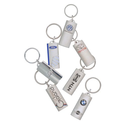 Porte-clés Totem 3D Premium Personnalisable - Finition Nickel