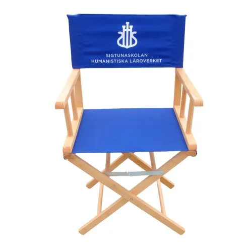 Chaise de Réalisateur Pliable Personnalisable - Bois et Polyester