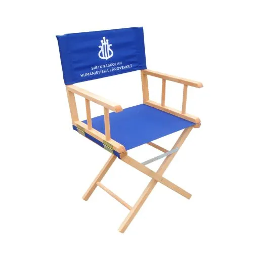 Chaise de Réalisateur Pliable Personnalisable - Bois et Polyester