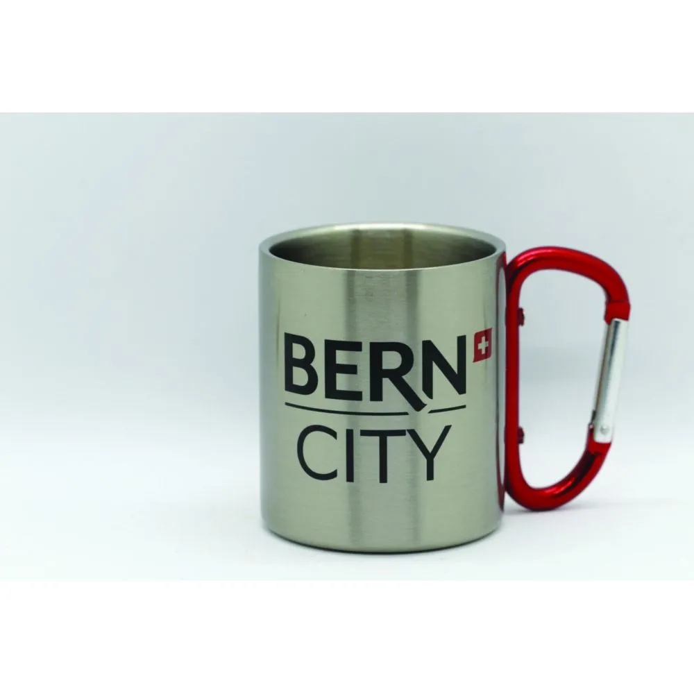 Mug Inox Sublimation 220ml avec Mousqueton - Personnalisable