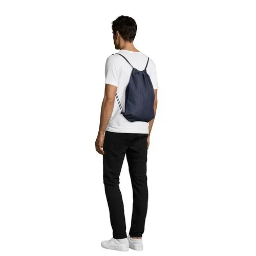 Sac à dos cordon denim personnalisable - Style urbain professionnel