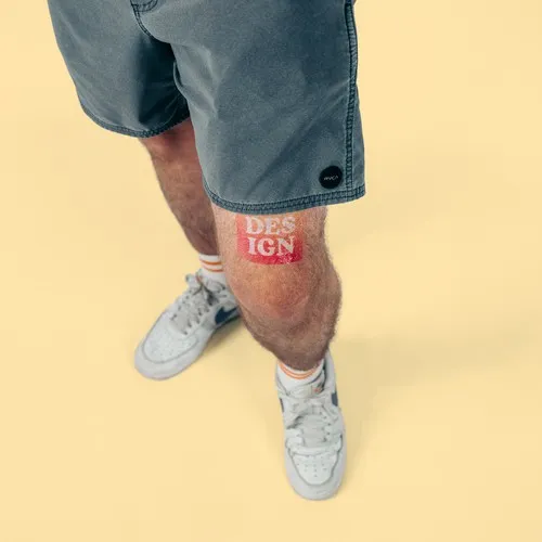 Tatouage éphémère couleur personnalisé 100x100mm - Dès 100 ex.