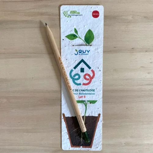 Crayon à Planter Personnalisé - Cadeau Écoresponsable Original