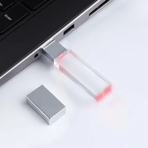 Clé USB Halden USB 2.0 1GB Métal / Translucide