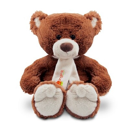 Ours en Peluche Personnalisable avec Écharpe - 33 cm