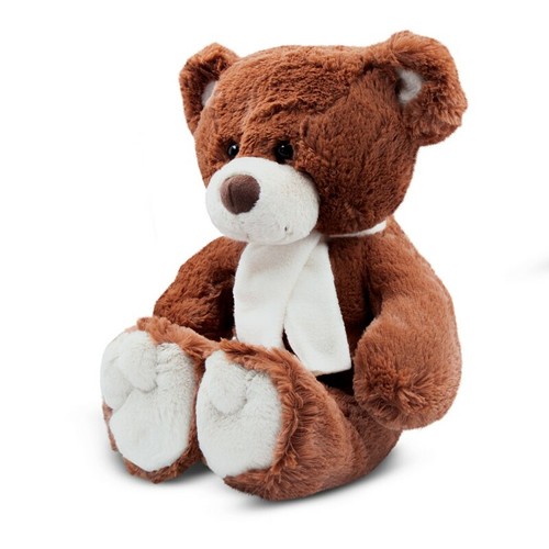 Ours en Peluche Personnalisable avec Écharpe - 33 cm