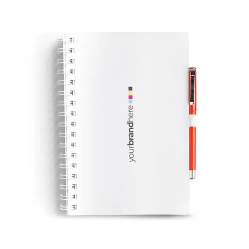 Ensemble Carnet A5 et Stylo Écologique en Résidus de Thé Vert