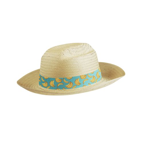 Chapeau paille papier HAVANA personnalisable - Fabrication européenne