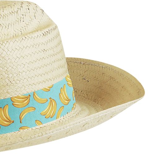 Chapeau paille papier HAVANA personnalisable - Fabrication européenne