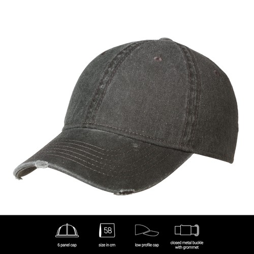 Casquette Pigment Dyed Délavée Personnalisable - Coton Vintage