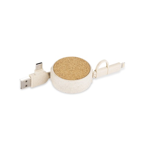 Chargeur secteur double USB avec veilleuse personnalisable