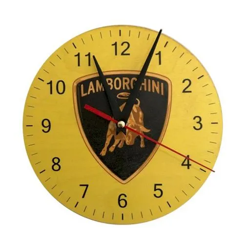 Horloge Made in France - Carrée Plaqué Bois érable